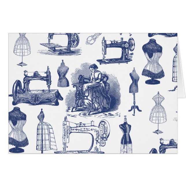 Toalla de coser vintage (Anverso (Horizontal))