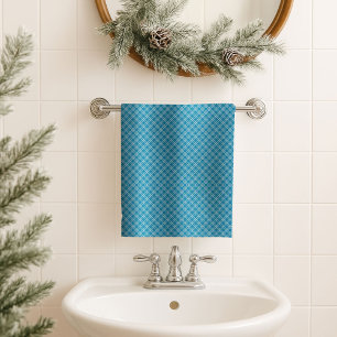 Toalla de cuadros azules Regalo elegante para el a