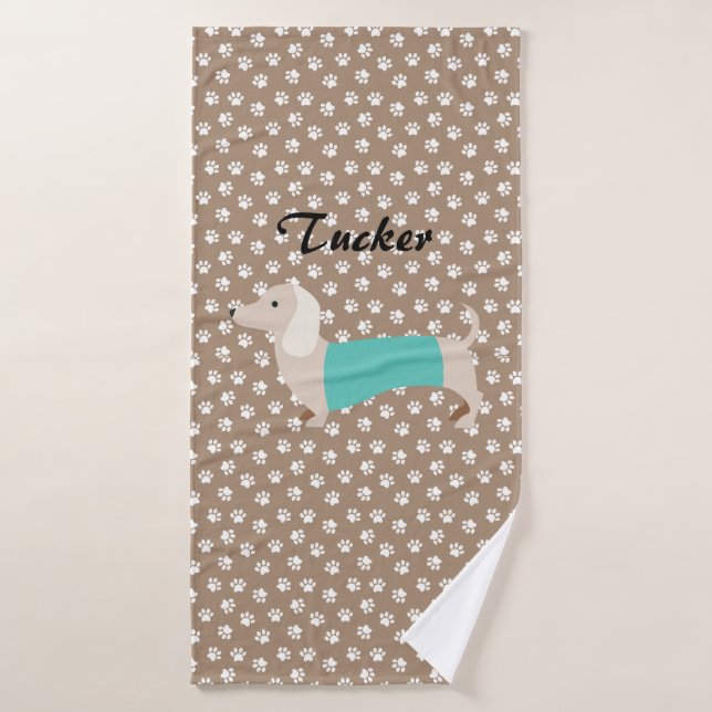 Toalla de Dachshund (Toalla de baño)