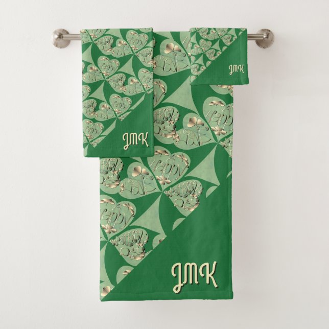 Toalla de "Día de San Patricio" (In situ)