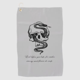 Toalla de disco de advertencia de disco de disco d