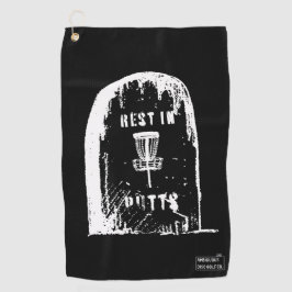 Toalla de disco de golf con clip de bolsa