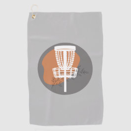 Toalla de disco de impresión mínima abstracta