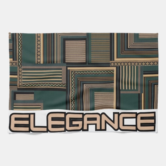 Toalla de diseño de azulejos de Azulejo (Horizontal)