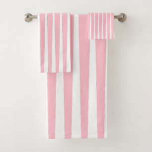 Toalla de diseño de triángulo rosa de grano de bub