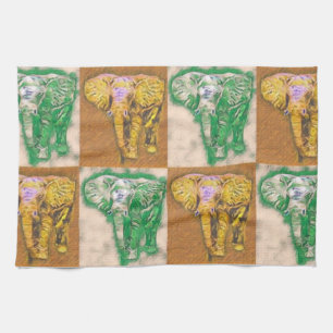 Toalla de elefante africana