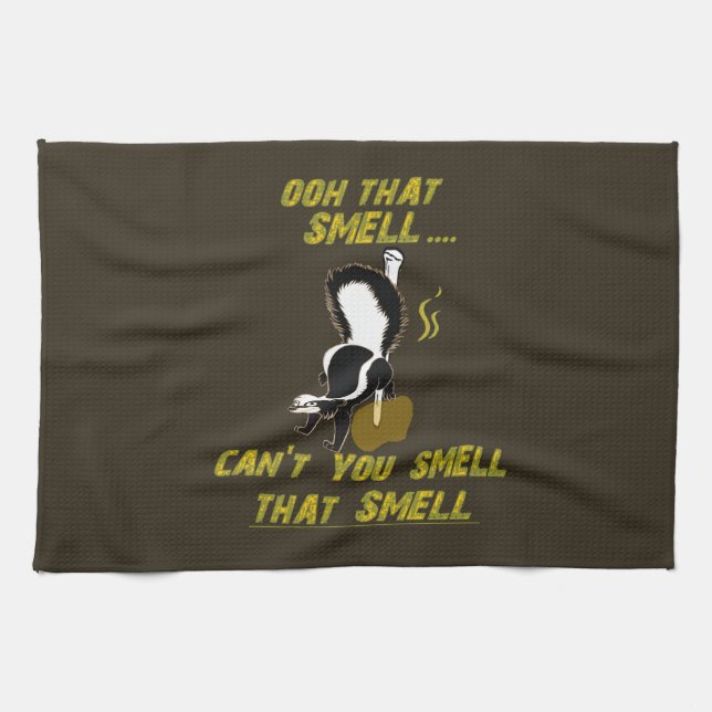 Toalla de encachado de herradura de Skunked (Horizontal)