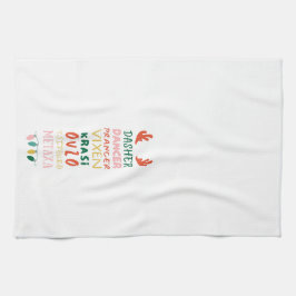 Toalla de Espíritus navideños griegos