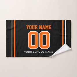 Toalla de Fútbol Personalizada con Nombre y Número