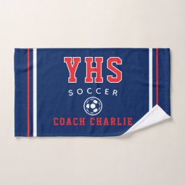 Toalla de fútbol personalizada para entrenador, re