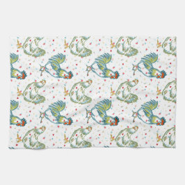 Toalla de gallo y de gallina