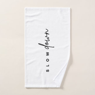 Toalla de gimnasio - Baja la velocidad