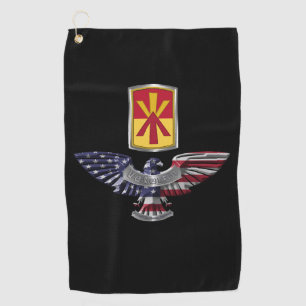 Toalla De Golf 11.ª Brigada de Defensa Aérea Águila Personalizada