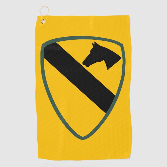 Toalla De Golf 1st Cavalry Division Patch United States (Anverso)