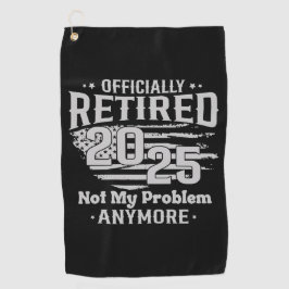 Toalla De Golf 2025 Oficialmente Retirada Ya No Es Mi Problema