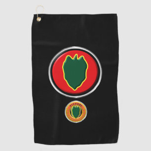 Toalla De Golf 24.ª División de Infantería Parche Personalizado I