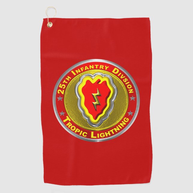 Toalla De Golf 25ª División de Infantería  (Anverso)