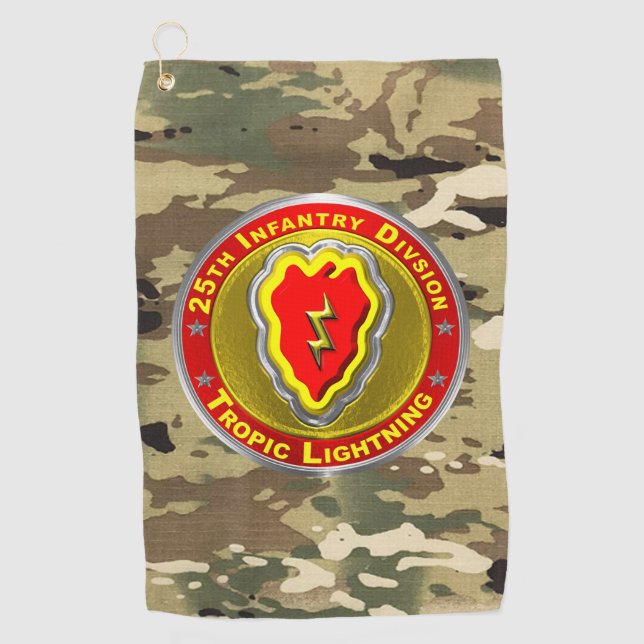 Toalla De Golf 25ª División de Infantería  (Anverso)