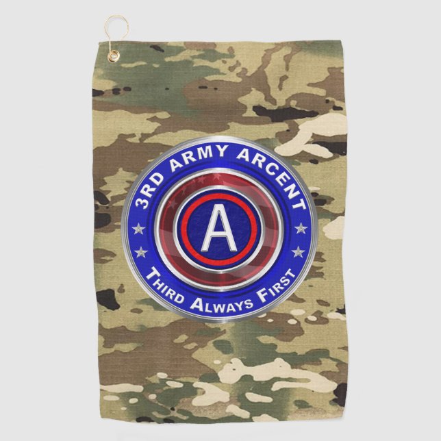 Toalla De Golf 3er Ejército ARCENT (Anverso)