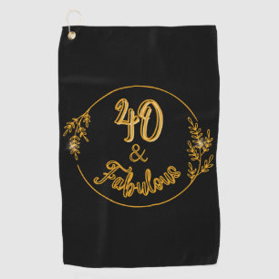 Toalla De Golf 40 y fabuloso