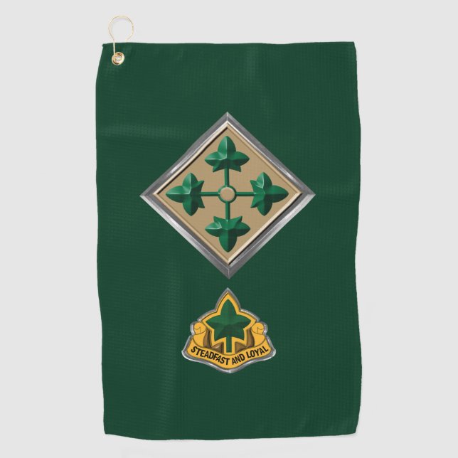 Toalla De Golf 4ta División de Infantería  (Anverso)