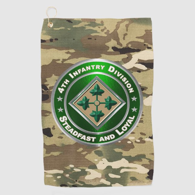 Toalla De Golf 4ta División de Infantería  (Anverso)