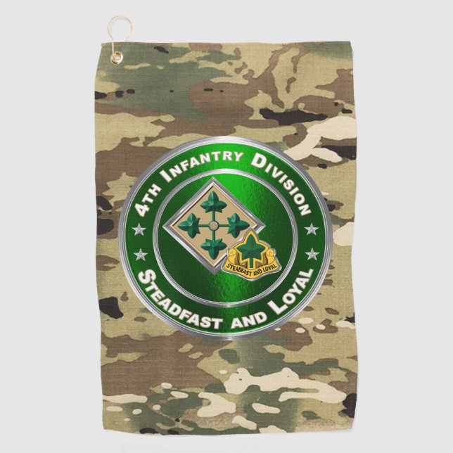 Toalla De Golf 4ta División de Infantería  (Anverso)
