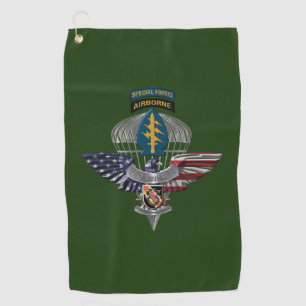 Toalla De Golf 5º Grupo de Fuerzas Especiales (Airborne) Águila