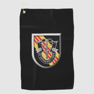 Toalla De Golf 5º Grupo de Fuerzas Especiales (Airborne) Insigni