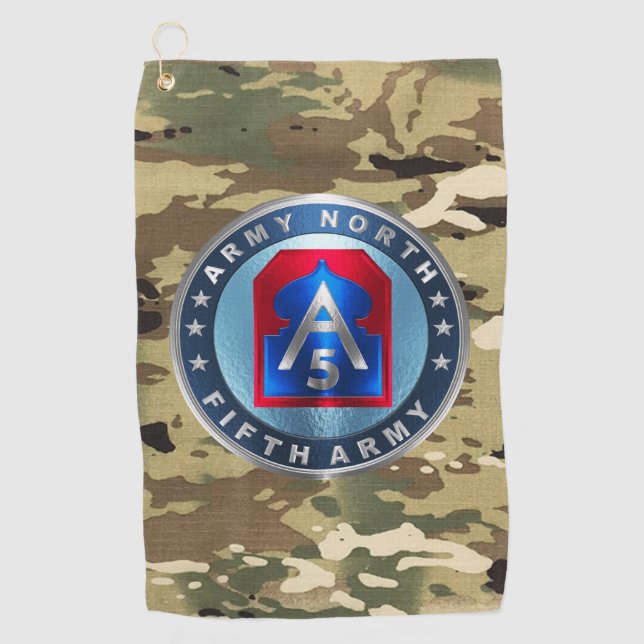TOALLA DE GOLF 5.º EJÉRCITO (Anverso)