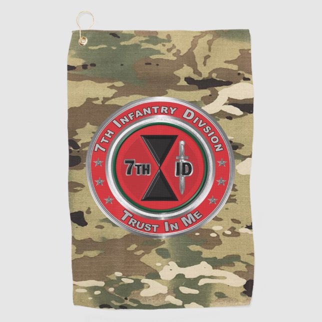 Toalla De Golf 7ª División de Infantería  (Anverso)