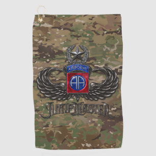 Toalla De Golf 82.º Camo Jumpmaster Aerotransportado