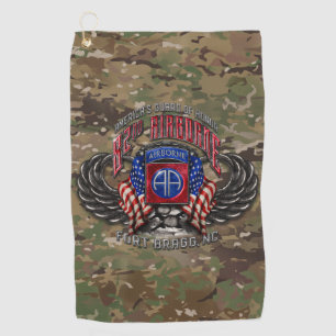 Toalla De Golf 82.º Fuerte Aéreo Bragg Camo