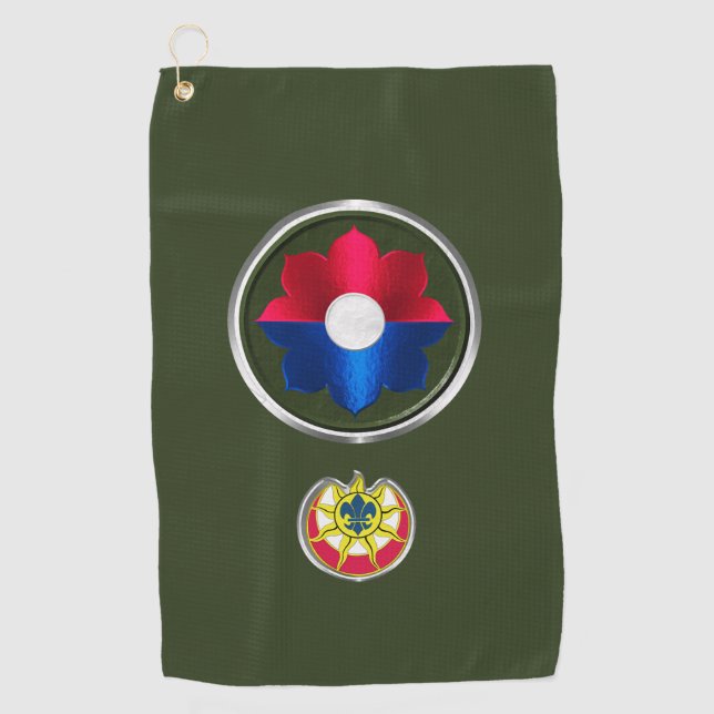 Toalla De Golf 9ª División de Infantería (Anverso)