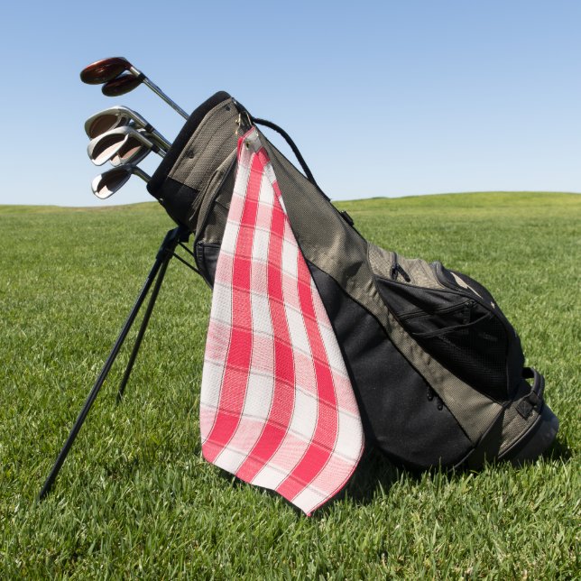 Toalla de Golf a Cuadros (Verde)