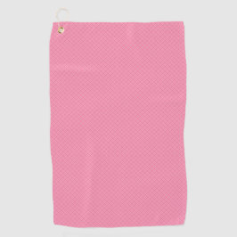 Toalla De Golf A pink towel with a textured pattern 