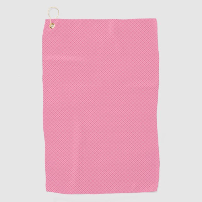 Toalla De Golf A pink towel with a textured pattern  (Anverso)