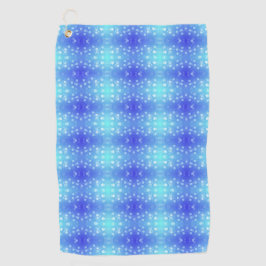 Toalla De Golf A vibrant towel featuring a symmetrical pattern 