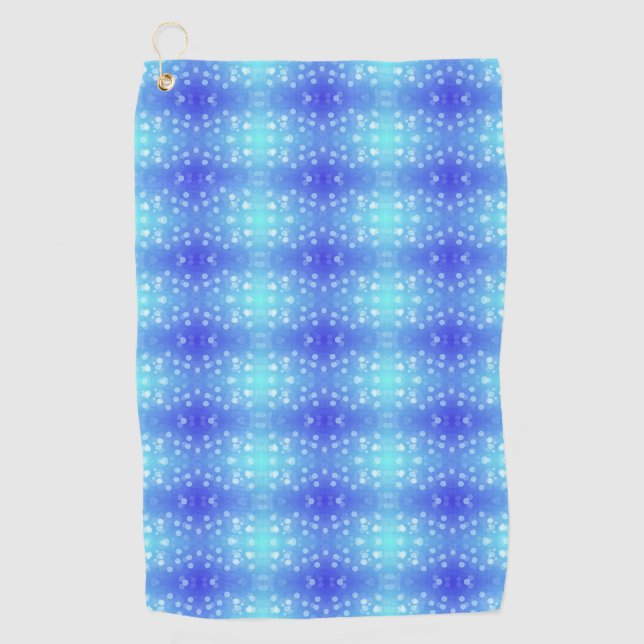 Toalla De Golf A vibrant towel featuring a symmetrical pattern  (Anverso)