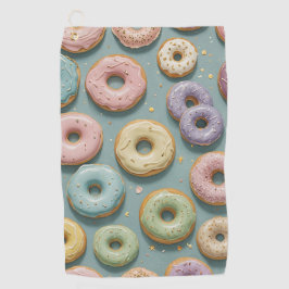 Toalla De Golf A Whimsical Pastel Donut Dream