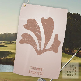 Toalla De Golf Abstract Art Brown Algae, Kelp