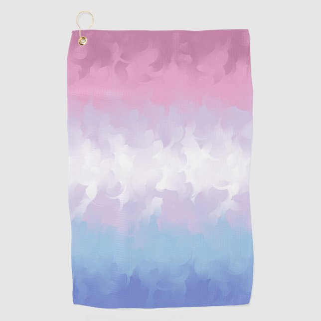 Toalla De Golf Abstract Bigender Pride Flag     (Anverso)