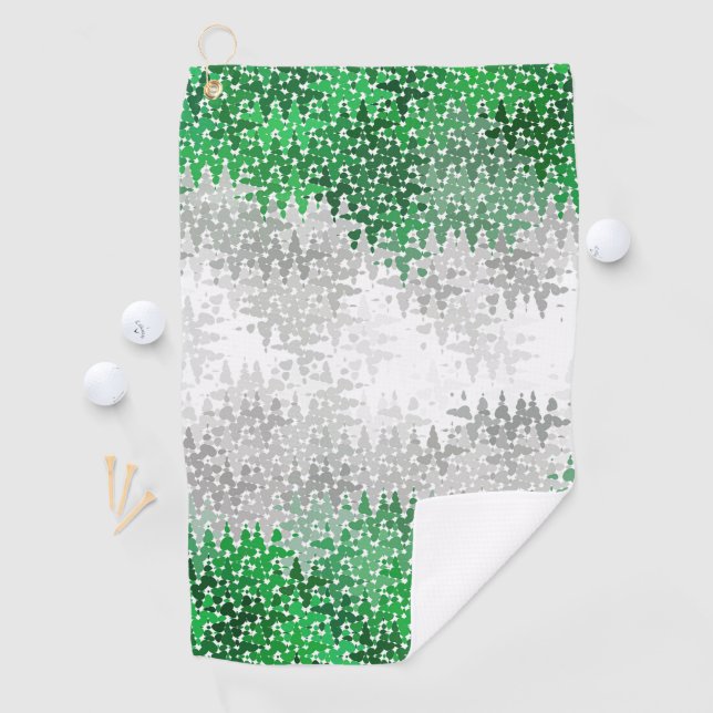 Toalla De Golf Abstract Grayromantic  Pride Flag (In situ)