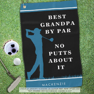 Toalla De Golf Abuelo Divertido Mejor Par - No Hay Putt Que Valga