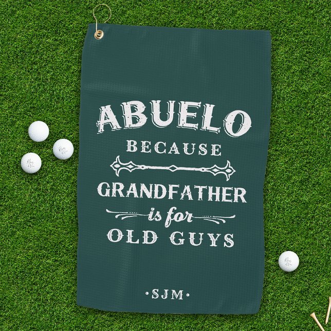 Toalla De Golf Abuelo | El abuelo es para los viejos (Subido por el creador)