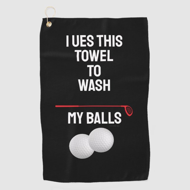 Toalla De Golf Actualice su experiencia de golf con personal (Anverso)