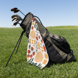 Toalla De Golf Acuarela floral decorativa elegante y llamativa 