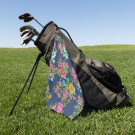 Toalla De Golf Acuarela floral decorativa elegante y llamativa 