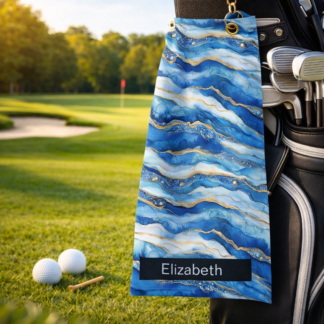 Toalla De Golf Ágata Enjoyada del Océano Personalizada (Subido por el creador)
