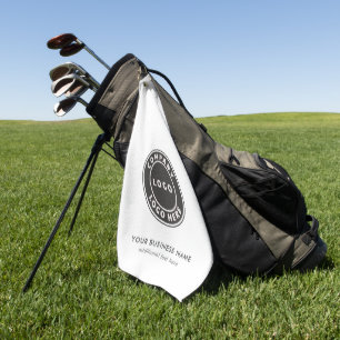 Toalla De Golf Agregar logotipo comercial y promoción de sitio we